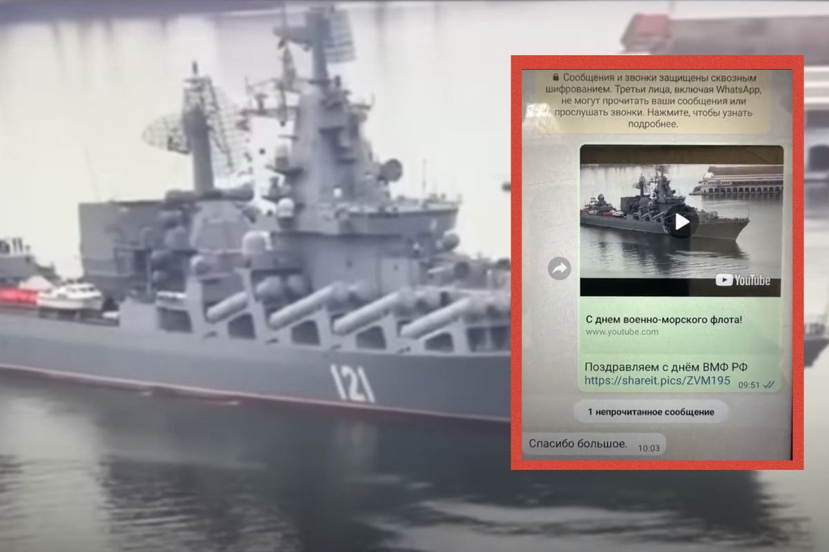 Ukraińscy hakerzy w akcji. Złożyli "życzenia" rosyjskim marynarzom