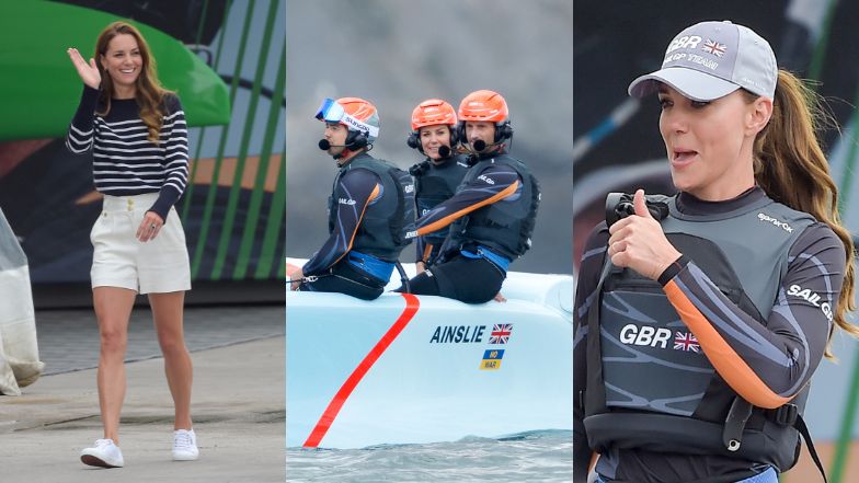 Kate Middleton bryluje na zawodach żeglarskich