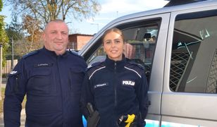 Leżał w kałuży krwi. Policjanci z Wejherowa zdążyli w ostatniej chwili