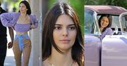 Podekscytowana Kendall Jenner rozbija się po ulicach lawendowym Cadillakiem