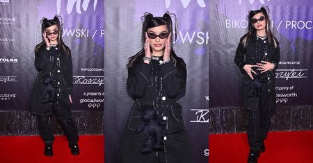 Techno Viki Gabor bryluje na pokazie Bikowski i Prochacki w czarnym komplecie i okularkach (FOTO)