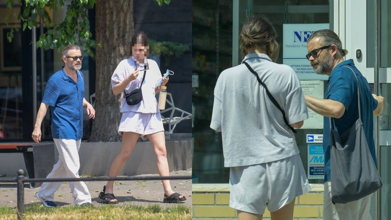 Jacek Braciak z tajemniczą znajomą