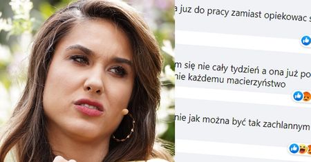 Ida Nowakowska ostro krytykowana za szybki powrót do pracy po porodzie: "Dziecko potrzebuje CIEPŁA MATKI"