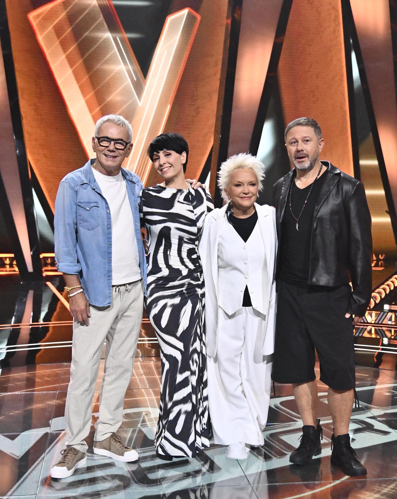 Trenerzy "The Voice Senior 6": Robert Janowski, Tatiana Okupnik, Małgorzata Ostrowska i Andrzej Piaseczny