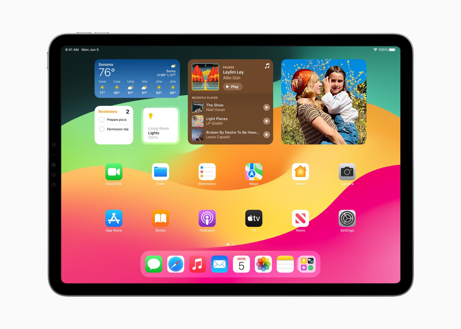 Widżety w iPadOS 17