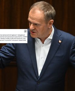 Tusk uderza w PiS. "Kłamią, nawet kiedy śpią"