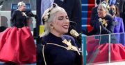 Lady Gaga w kolorach amerykańskiej flagi śpiewa hymn na zaprzysiężeniu Joe Bidena (ZDJĘCIA)