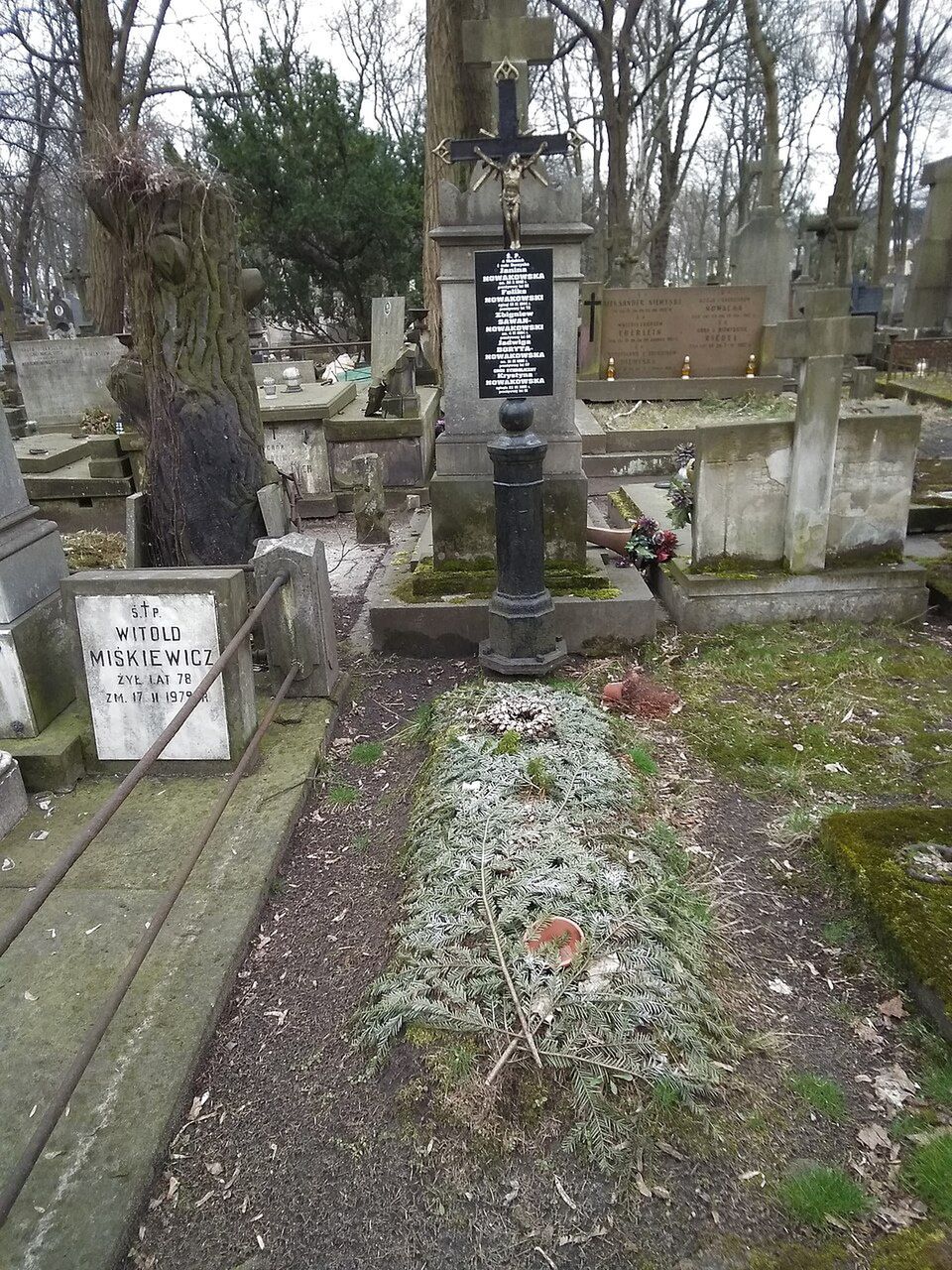 Grób Zbigniewa Sawana na Starych Powązkach