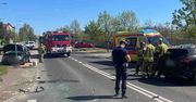 Zielona Góra: Zderzenie aut. Jedna osoba ranna