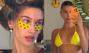 Hailey Bieber zachwyca modelkową figurą w ŻÓŁTYM BIKINI. Pozazdrościć formy?(FOTO)