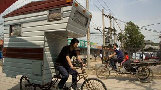 Odjechany rower kempingowy 1