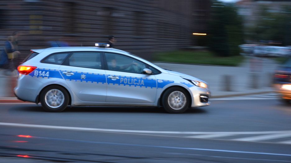 Policja radiowóz interwencja pościg