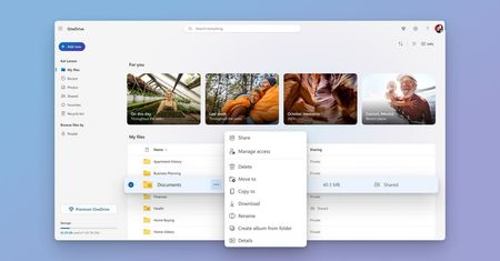 OneDrive na nowo. Microsoft odświeżył interfejs i dodał filtry