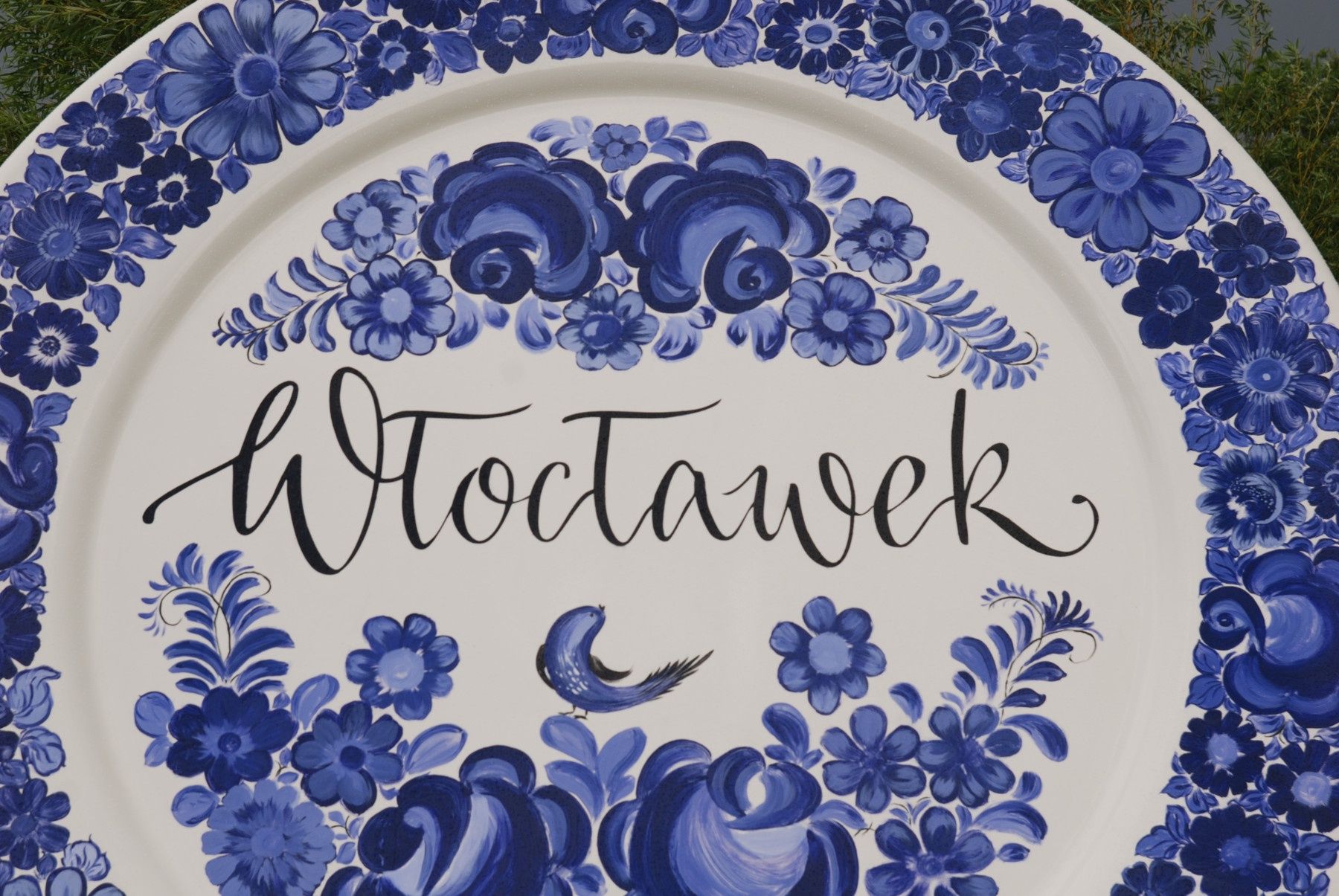 Fajansowy talerz na Słodowie