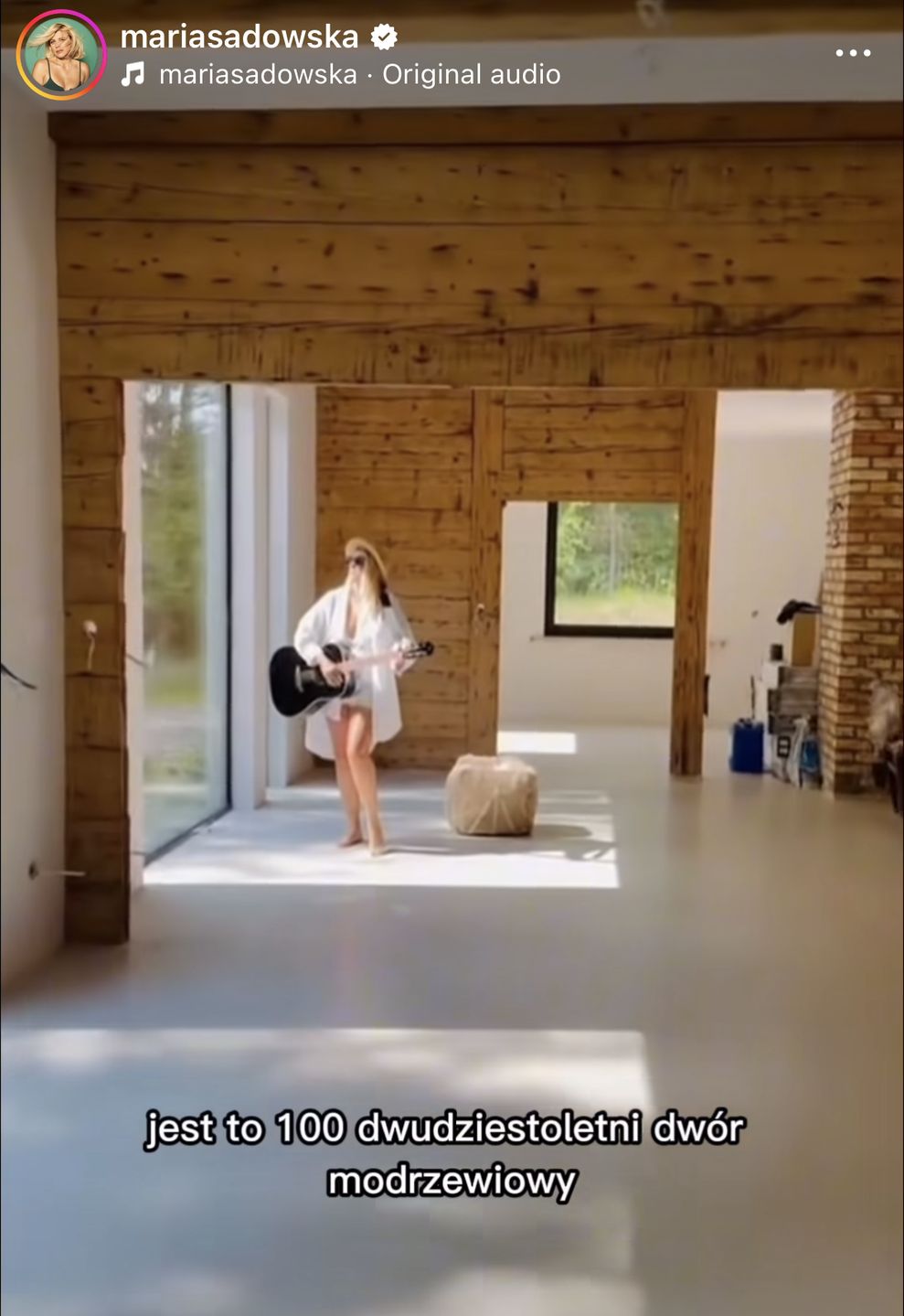 Maria Sadowska pokazała swój dom