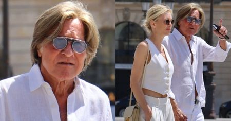 Mohamed Hadid snuje się po Paryżu z młodszą o 35 lat modelką. Zakochani czule trzymali się za rękę. Słodko? (FOTO)