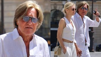 Mohamed Hadid snuje się po Paryżu z młodszą o 35 lat modelką. Zakochani czule trzymali się za rękę. Słodko? (FOTO)