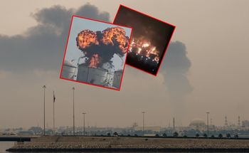 Pożar w porcie Salala wciąż trwa. Drony uderzyły w zbiorniki z paliwem