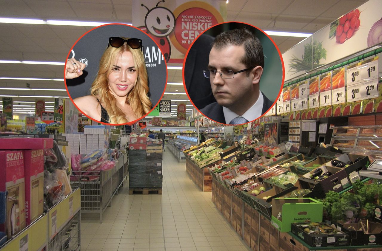 Marianna Schreiber przyłapana na zakupach w Biedronce. Uwagę zwrócił jej towarzysz