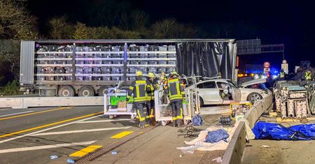 Staranował 50 aut na niemieckiej autostradzie. Jest wyrok sądu