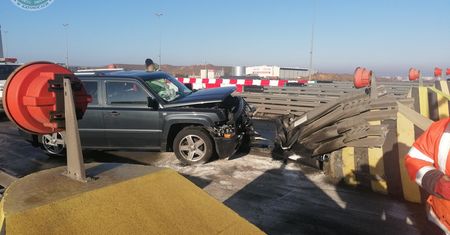 Nie zmieściła się w bramkach. Wypadek na oczach inspektorów, potrzebny był śmigłowiec