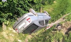 Lubelskie. Pijana matka za kółkiem. Wylądowała w rowie