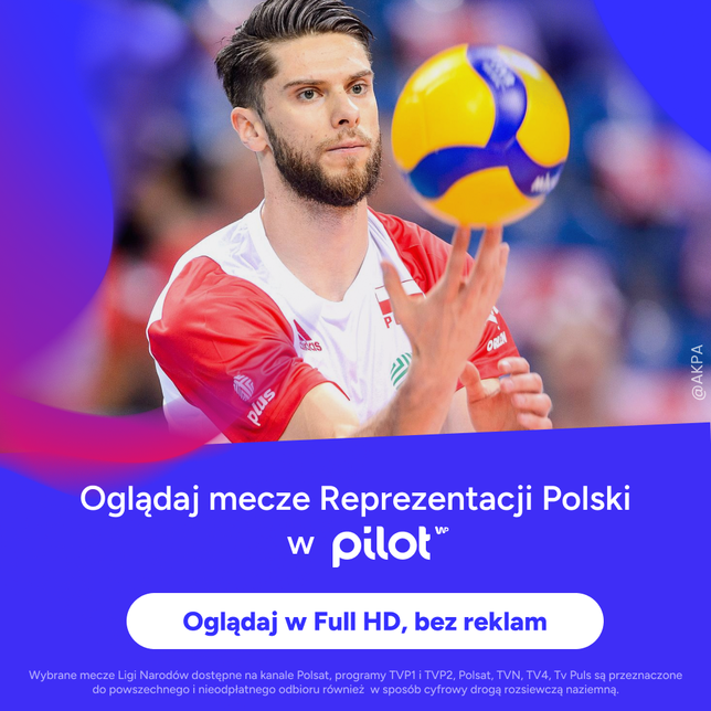 Oglądaj mecze reprezentacji Polski w siatkówkę na kanale Polsat dostępnym w Pilocie WP!