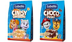 Bohaterowie "Psiego Patrolu" na opakowaniach płatków Lubella