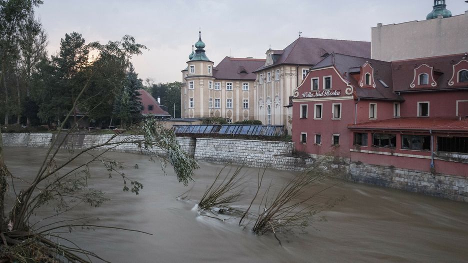 Kłodzko po przejściu fali powodziowej