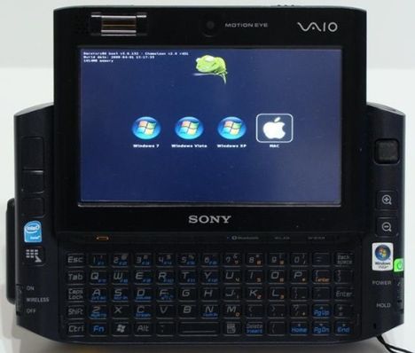 Zmodyfikowany Sony Vaio UX jest całkiem imponujący