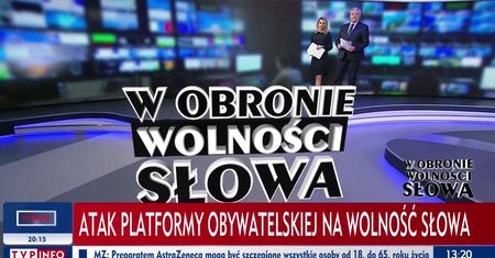 Telewizja Polska chce bronić wolności słowa. Proszą widzów o wsparcie