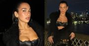 Odziana w skórzane szorty i czarny stanik Dua Lipa kokietuje na Instagramie. Robi wrażenie?