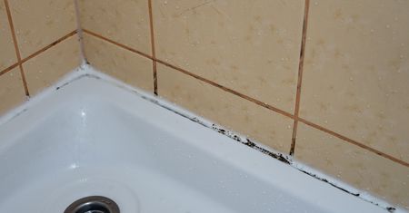 Spryskaj płytki i zaczekaj. Szybko "wyżre" brud i pleśń
