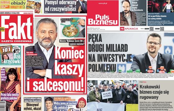 Dzienniki ubijają dno sprzedażowe. "Fakt" poniżej 100 tys. egz.