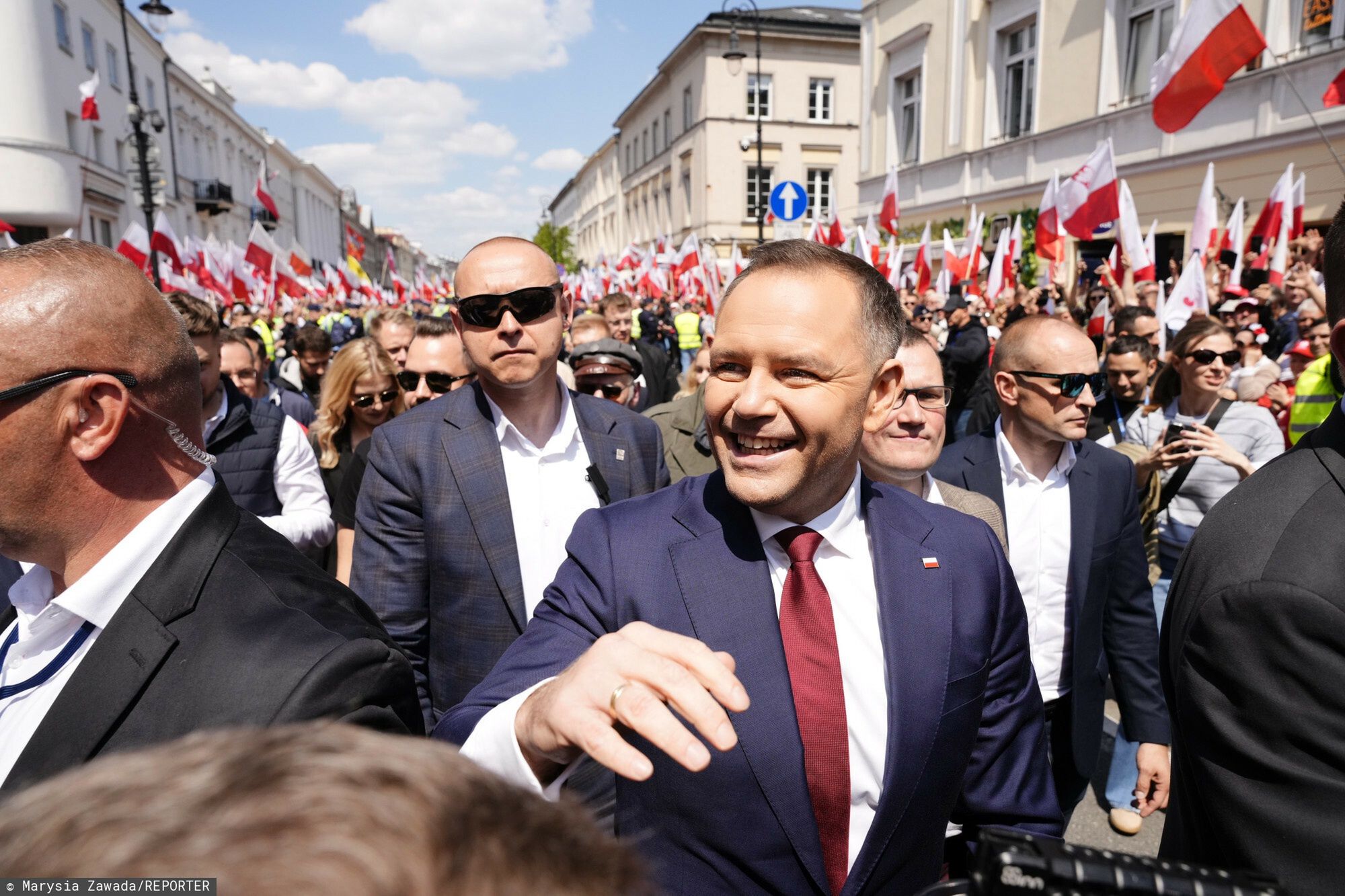 Marsz za Polsk? z udzia?em Karola Nawrockiego
25.05.2025 Warszawa Marsz za Polska z udzialem kandydata na prezydenta Karola Nawrockiego fot Marysia Zawada/REPORTER
N/z: Karol Nawrocki
Marysia Zawada/REPORTER