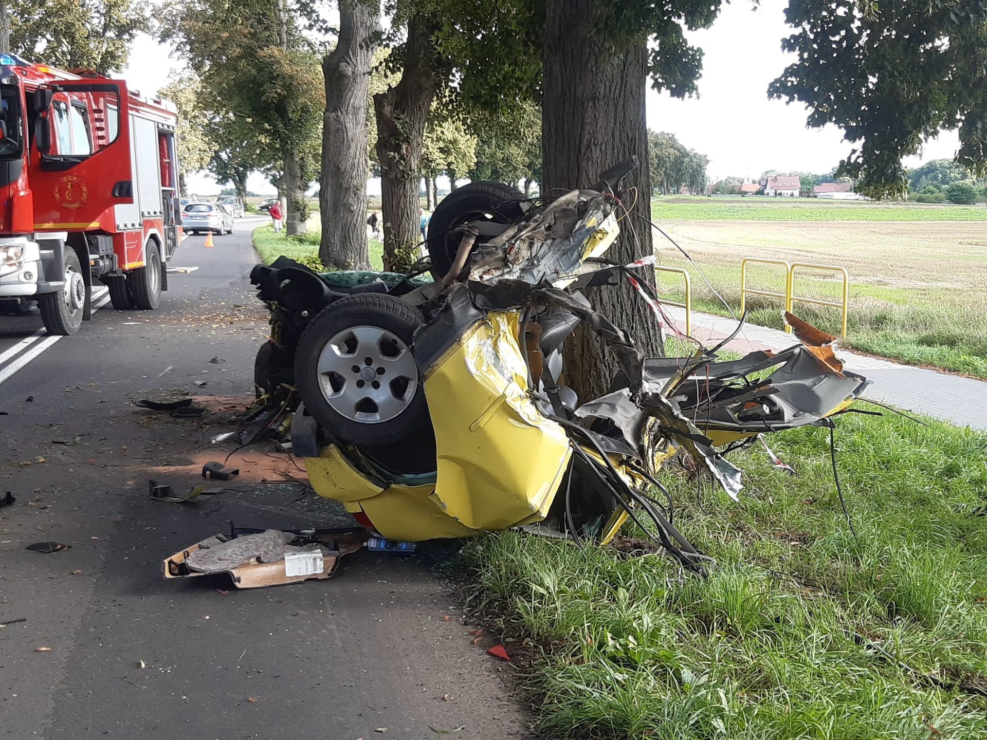 Wypadek w Szczańcu