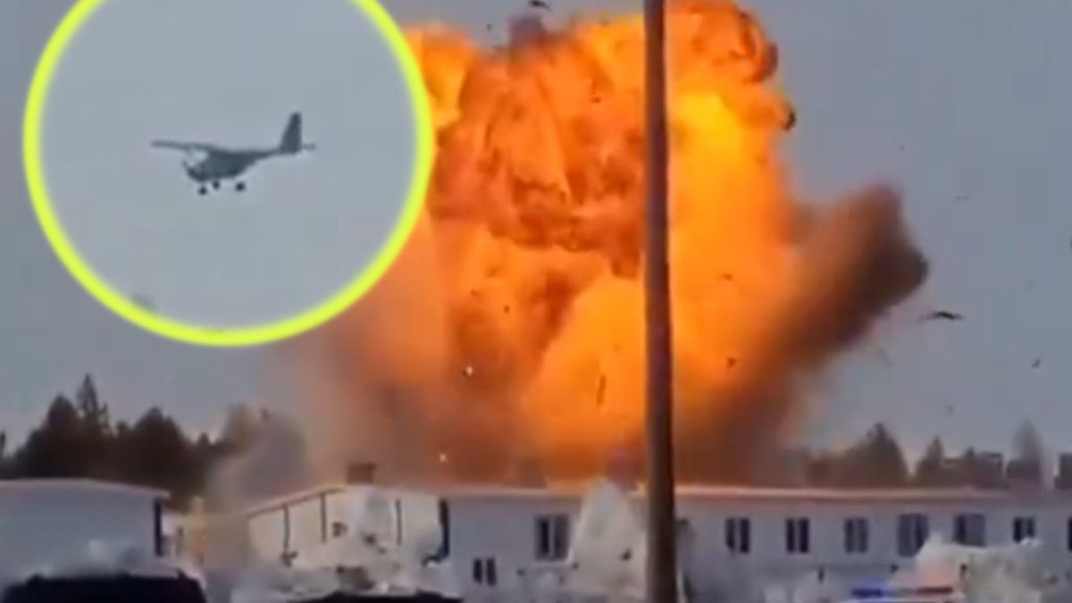 Ukraińska zmodyfikowana awionetka uderzyła w rosyjską fabrykę dronów