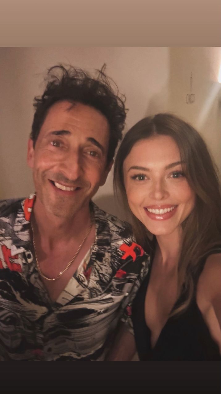 Adrien Brody i Joanna Opozda