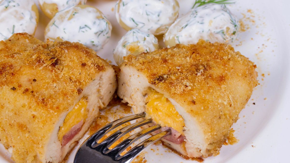 Roladki z kurczaka z serem i szybką