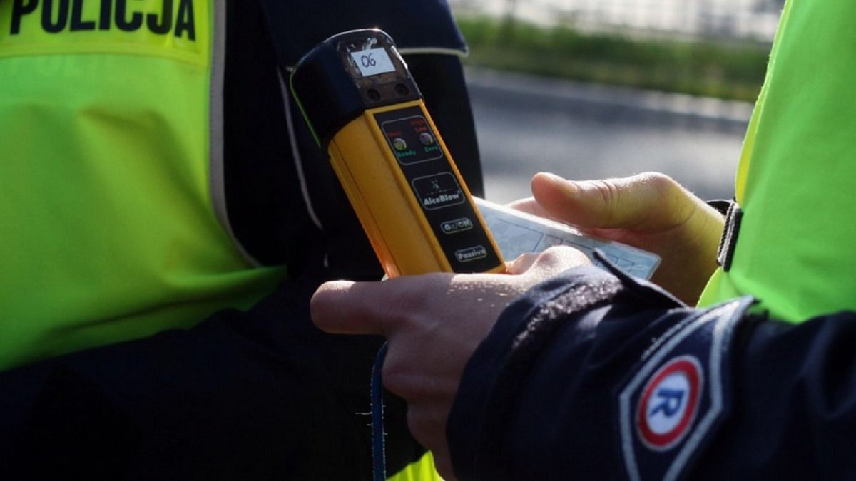 Kierowca został zatrzymany.