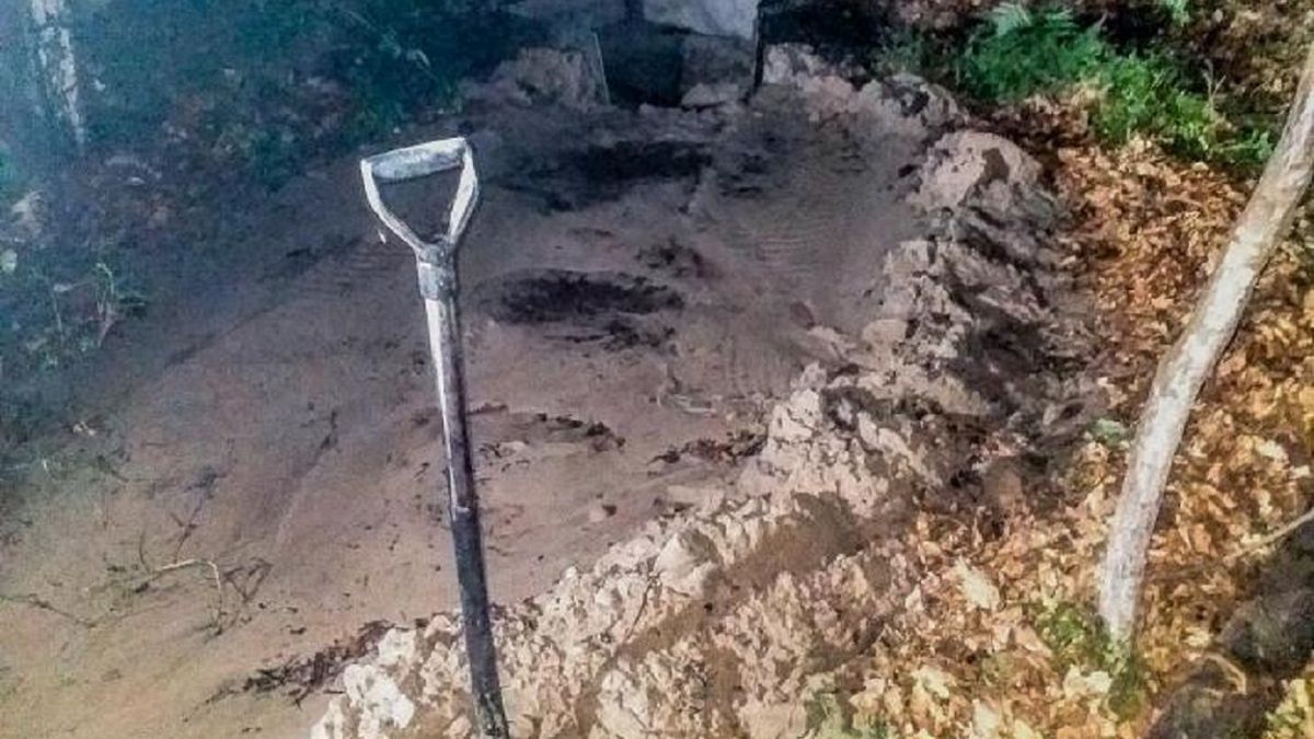 Nielegalne wydobycie bursztynu