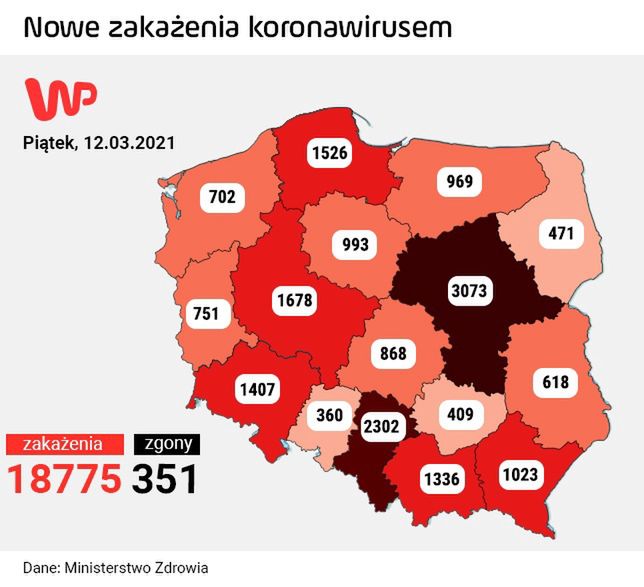 Koronawirus w Polsce. Nowe zakażenia. Ministerstwo Zdrowia pokazało raport 