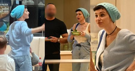 Maja Hirsch z tajemniczym mężczyzną u boku BIESIADUJE do nocy w galerii handlowej (ZDJĘCIA)