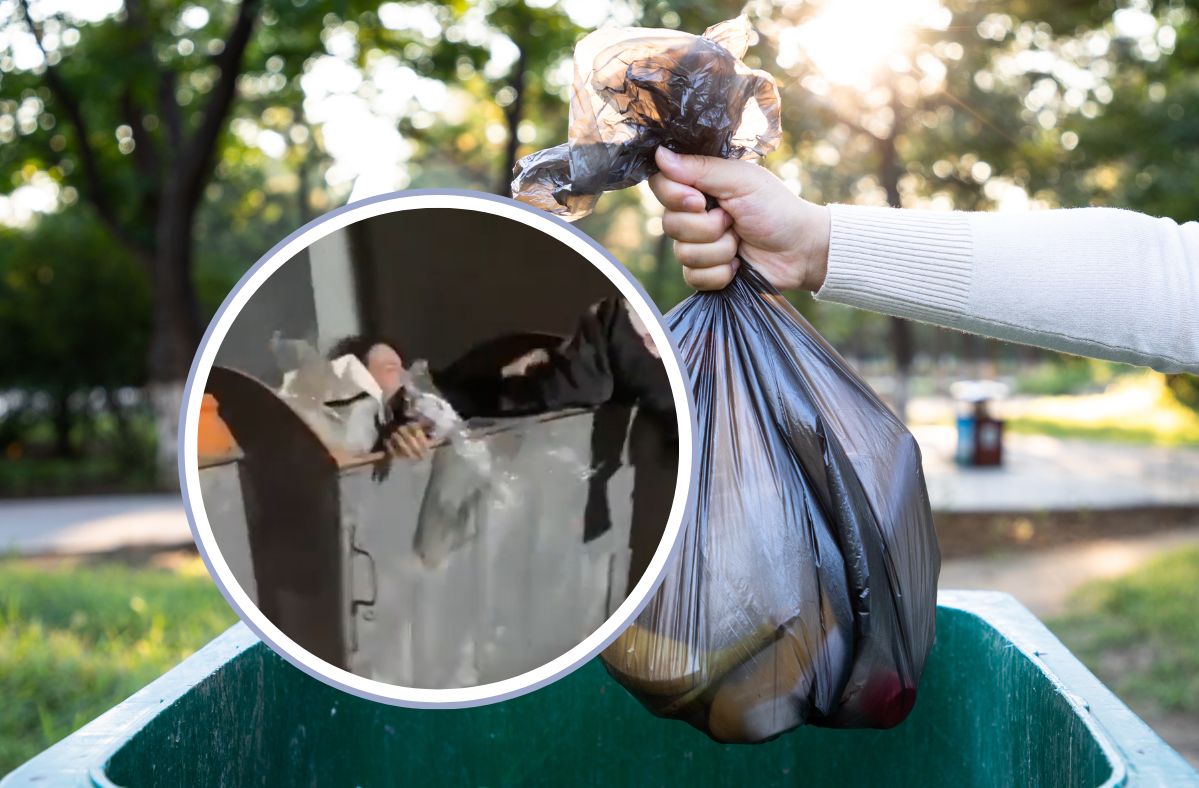 Russians jumping into bins? A new trend on TikTok