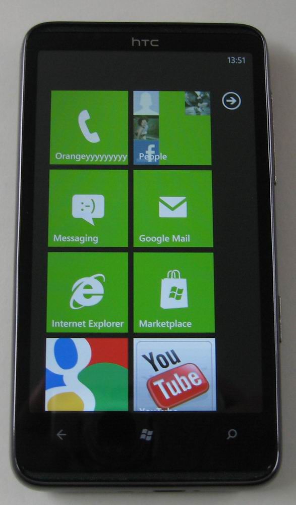 HTC HD7 - test 6