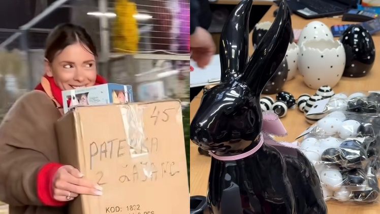 Klaudia Halejcio udekorowała willę na Wielkanoc