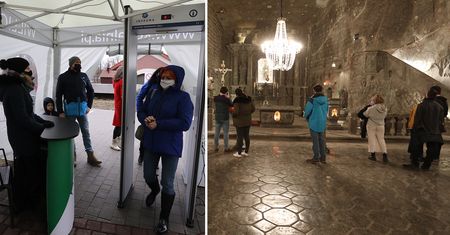 Wieliczka. Pierwsi turyści już zwiedzili kopalnię