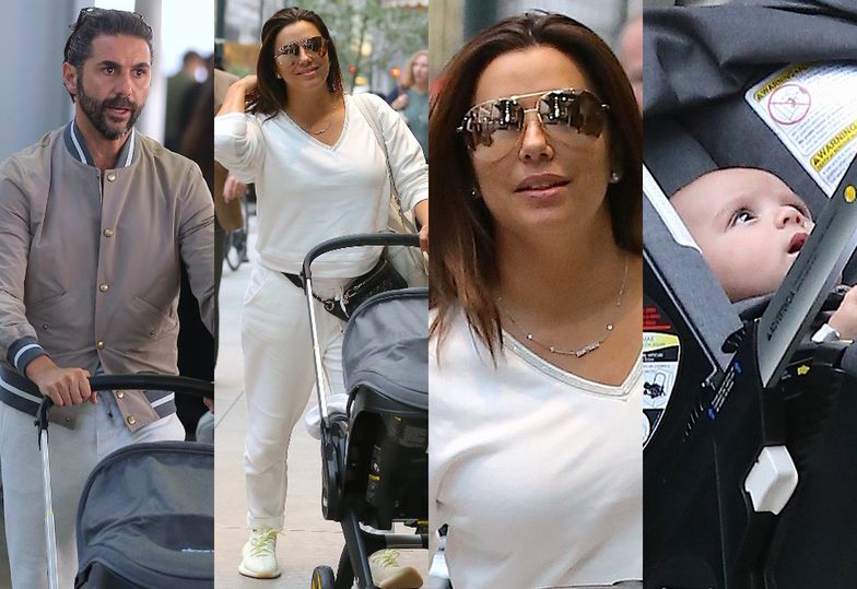 Eva Longoria i Jose Baston na spacerze w Nowym Jorku