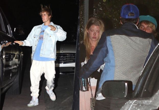 Justin Bieber przyłapany z nową dziewczyną w drodze do klubu