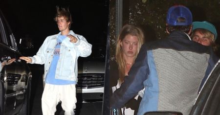 Justin Bieber przyłapany z nową dziewczyną w drodze do klubu